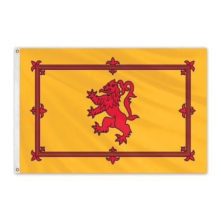 Scotland Outdoor Nylon Flag With Lion 5'x8'